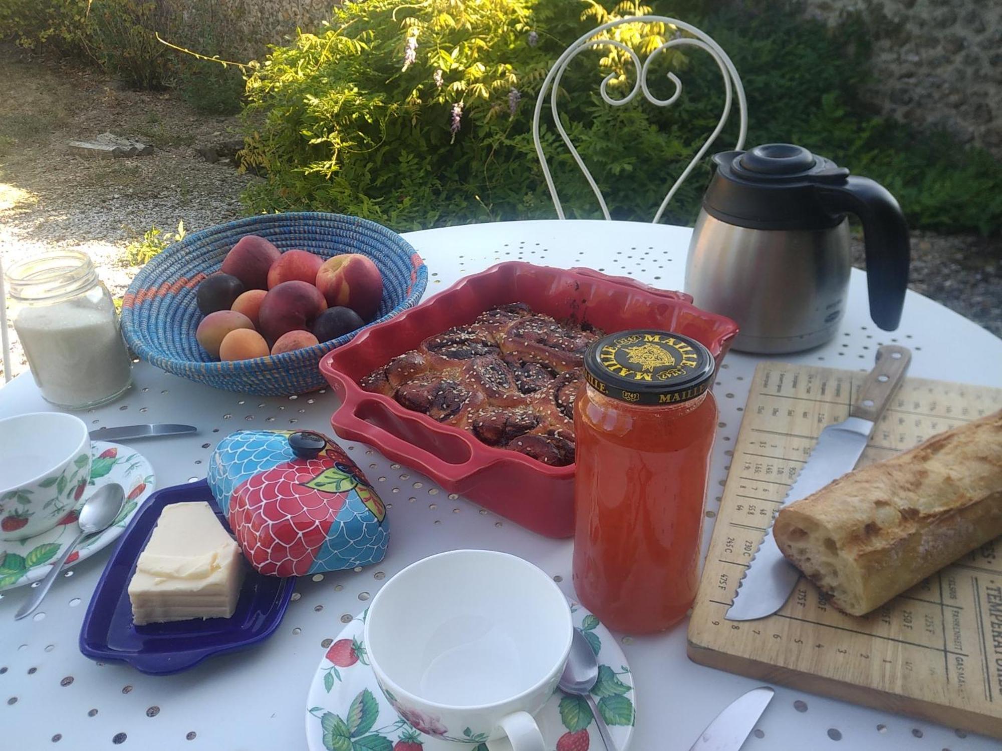 La Ferme De Spoir Bed & Breakfast Mignieres ภายนอก รูปภาพ